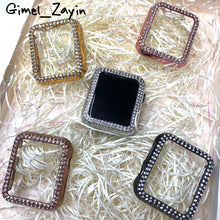 画像をギャラリービューアに読み込む, 【ラインストーン付カバー フレームのみのタイプ】AppleWatchカバー 保護 ラインストーン ケース メッキ キラキラ