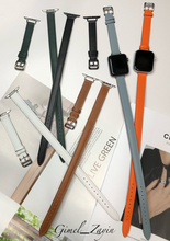 画像をギャラリービューアに読み込む, 【高級二重巻バンド】アップルウォッチバンド フルグレインレザー 本革 レザー ベルト 二重巻 Apple Watch