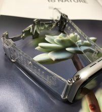 画像をギャラリービューアに読み込む, 【コラボクリアバンド】クリア 透明 アップルウォッチバンド ベルト Apple Watch バンド 韓流 プリント