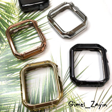 画像をギャラリービューアに読み込む, 【ゴージャス厚カバー】AppleWatchカバー 側面保護 ソフト ケース TPU メッキ