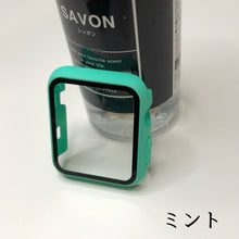 画像をギャラリービューアに読み込む, 【マット系フルハードカバー】AppleWatchカバー 全面保護 ソフト ケース ガラスフィルム 一体型