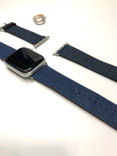 画像をギャラリービューアに読み込む, 【デニムレザー】アップルウォッチバンド デニム レザー Apple Watch バンド