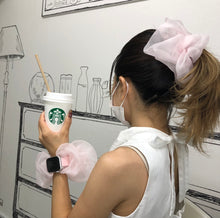 画像をギャラリービューアに読み込む, 【ビックシュシュ】ハンドメイド アップルウォッチバンド ラバーベルト Apple Watch シュシュ ビック