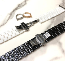 画像をギャラリービューアに読み込む, 【高級セラミックベルト】★アップルウォッチバンド セラミックベルト Apple Watch バンド ステンレス