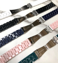 画像をギャラリービューアに読み込む, 【カラー樹脂バンド】アップルウォッチバンド ステンレスベルト Apple Watch 樹脂 天然