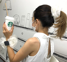 画像をギャラリービューアに読み込む, 【ビックシュシュ】ハンドメイド アップルウォッチバンド ラバーベルト Apple Watch シュシュ ビック