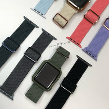 画像をギャラリービューアに読み込む, 【編み込みナイロンループ】アップルウォッチバンド 編み込みループ ナイロンベルト Apple Watch