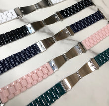 画像をギャラリービューアに読み込む, 【カラー樹脂バンド】アップルウォッチバンド ステンレスベルト Apple Watch 樹脂 天然