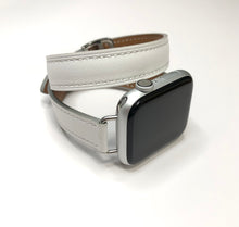 画像をギャラリービューアに読み込む, 【高級二重巻バンド】アップルウォッチバンド フルグレインレザー 本革 レザー ベルト 二重巻 Apple Watch