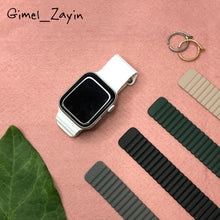 画像をギャラリービューアに読み込む, 【レザーループ】アップルウォッチバンド レザーループ 皮革ベルトApple Watch ベルト