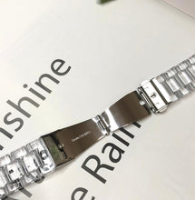 画像をギャラリービューアに読み込む, 【2typeステンレス型クリアバンド】クリア 透明 アップルウォッチバンド ベルト Apple Watch バンド 樹脂 天然