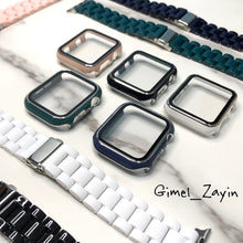 画像をギャラリービューアに読み込む, 【刻印ケースフルカバー】AppleWatchカバー 全面保護 ハード ハードケース メッキ アップルウォッチ