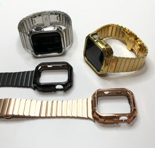 画像をギャラリービューアに読み込む, 【ゴージャス厚カバー】AppleWatchカバー 側面保護 ソフト ケース TPU メッキ